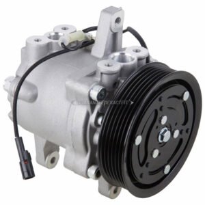 PartZuno AC compressor with clutch for Kubota equipment and Denso SV07E models
