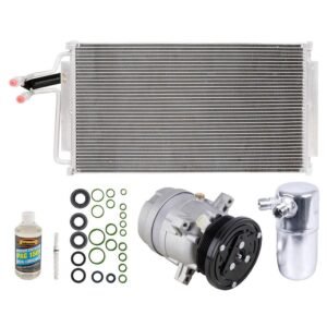 6-piece AC compressor kit with condenser, drier, expansion device, oil and O-rings