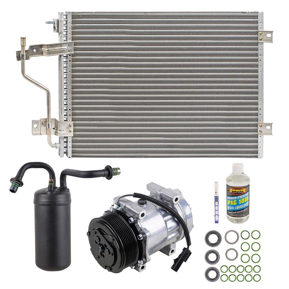 Dodge Ram AC compressor kit with condenser and drier for 5.9L Cummins diesel