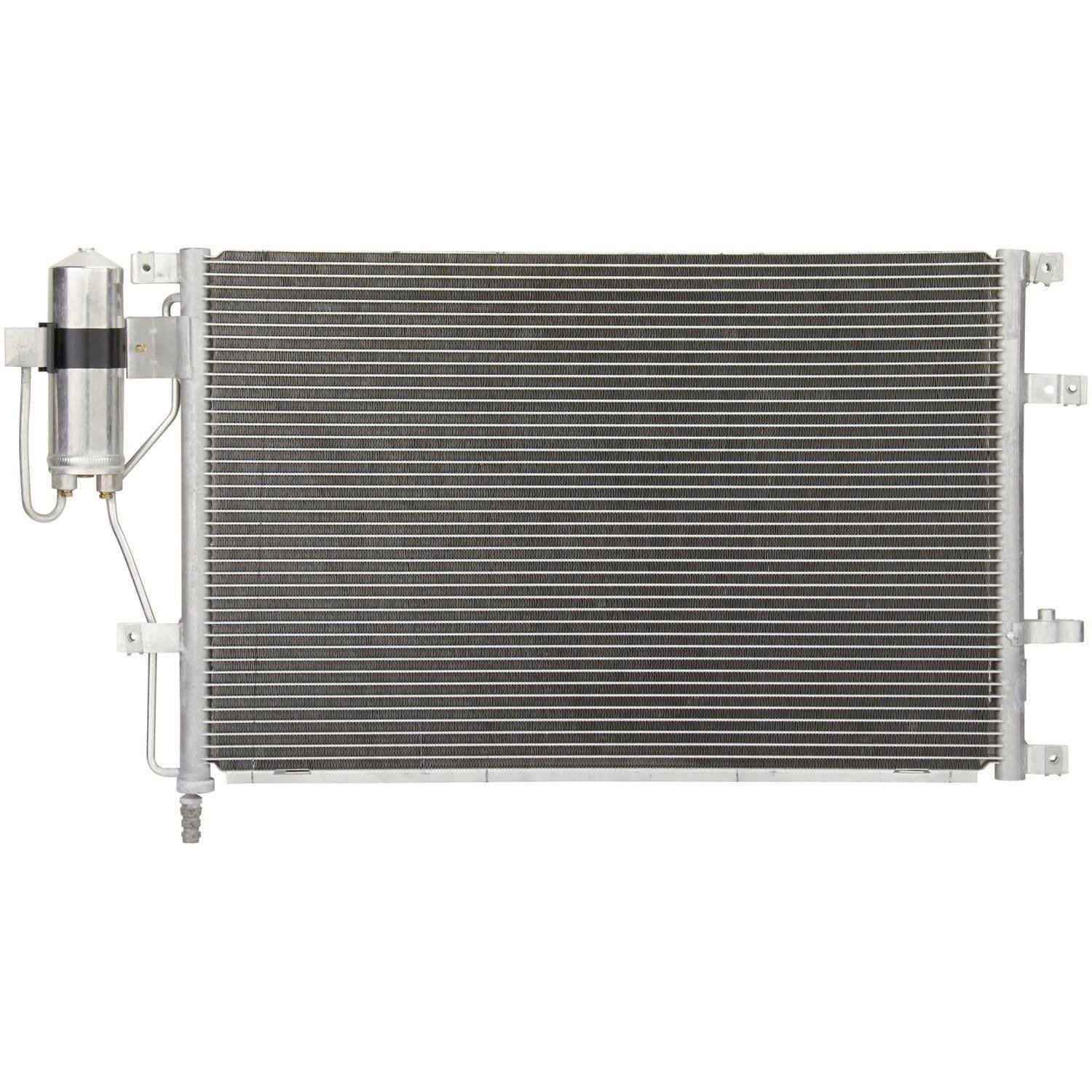New A/C condenser with drier attached