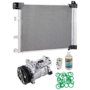 Nissan Sentra AC compressor kit with condenser and built-in drier for 2013–2016 models and 2017 1.8L models