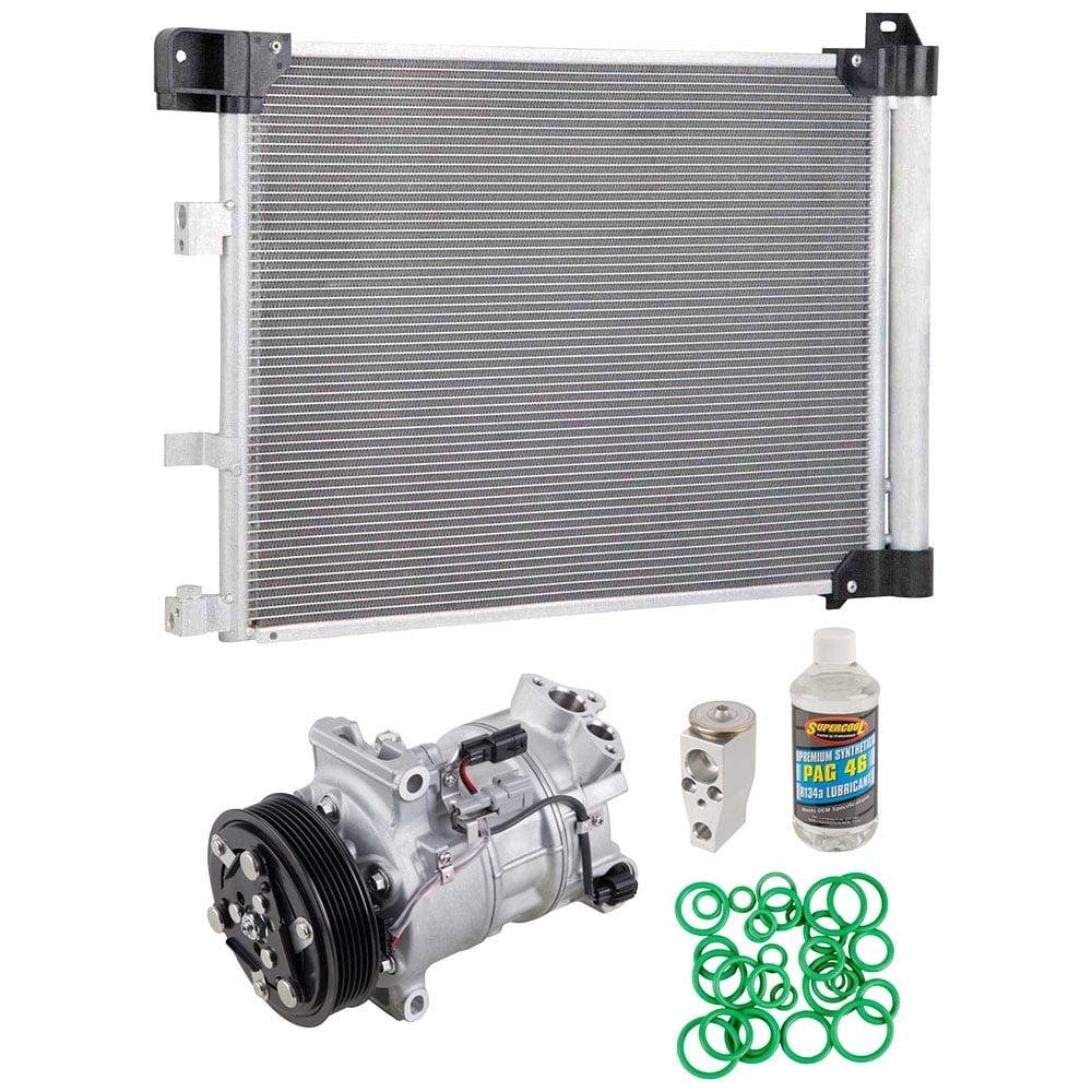 Nissan Sentra AC compressor kit with condenser and built-in drier for 2013–2016 models and 2017 1.8L models